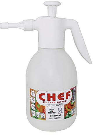 Di Martino BBQ Spray Bottle; Food Grade BPA Free Plastic; Hand Pressure Pump Sprayer for Barbecue Grills, Smokers