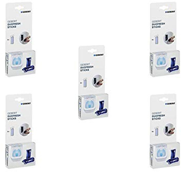 Duofresh Sticks Geberit 5er Set (5 Pack mit 8 Sticks) + 1 BIG WIPES Handreinigungstuch