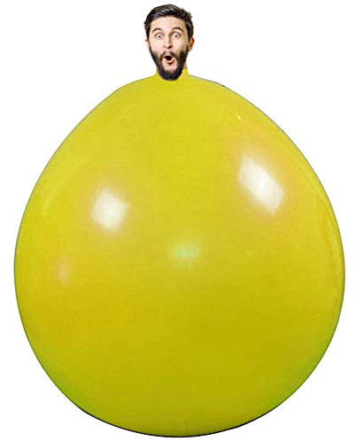 Latexballonger, 182 cm gigantisk mänsklig ballong rund klättra in ballong tjock latexballong för bröllop födelsedag evenemang dekor