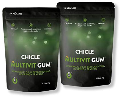 WUG CHICLE MULTIVIT GUM Pack 2 doypacks - MULTIVITAMINA