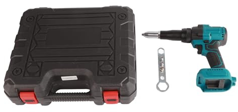 Fafeicy Elektrische bürstenlose schnurlose Nietpistole 18 V automatischer LED-Nietmutter für BL1815 2,4-4,8 mm 10 KN