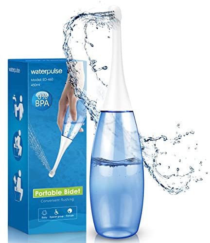 Portable Bidet 450ml 15oz, Bottle Postpartum Essentials, Perineal Bottle for Postpartum Care,Travel Bidet with Storage Bag,Perineal Spray (1)