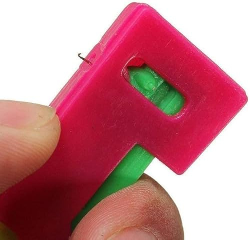 Automatic Needle Threader,Creative Device String Guide Tool Threaded,Needle Threader,Hand Self Thread Guide Plastic Sewing Needle Device,DIY Threading Tool,Plastic Hand Sewing Needles