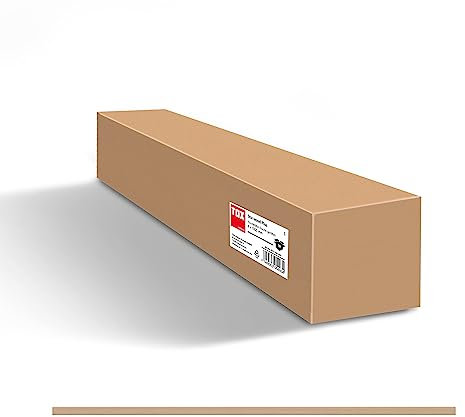 TOX Rundstäbe Stix Wood Plus aus massivem Buchenholz mit hoher Robustheit und Elastizität, geriffelte Oberfläche, ideal für Heim- und Handwerker oder Holzarbeiten, 8x1000 mm, 10 Stück, 015100208