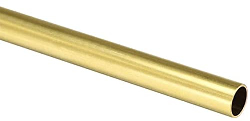 Boxonly Messing-Rundrohr, 30 mm Außendurchmesser, 1 mm Wandstärke, 200 mm Länge, Metall, nahtlos, gerades Rohr, H65, Kupferrohre, Rohr für DIY Handwerk