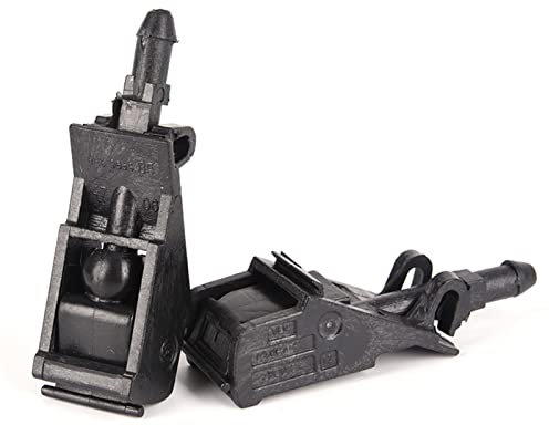 MObyat Scheibenwaschdüsen Kompatibel mit vw Für Golf MK4 1998 1999 2000 2001 2002 2003 2004 2X Autowischer Sprinkler Düse Frontscheibenwischer Waschdüsen Set 6RD955985