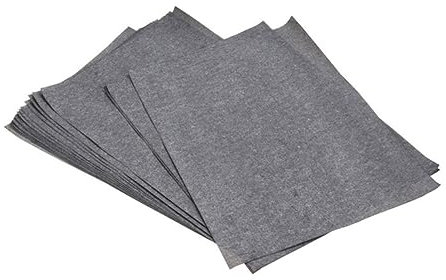 STOBOK Graphit-kohlepapier Carbon-transparentpapier Kohlepapier Zum Durchzeichnen Schwarzes Kohle-transferpauspapier Transferpapier Für Holz Kohlenschwarz Verfolgung