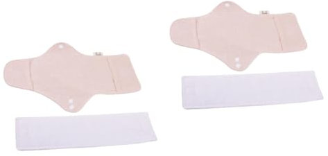 MAGICLULU 4 Piezas compresas menstruales de tela toalla higiénica portátil compresa menstrual absorbente toallitas wc pastillas wc calzoncillos toalla sanitaria de tela lavable Toalla tía