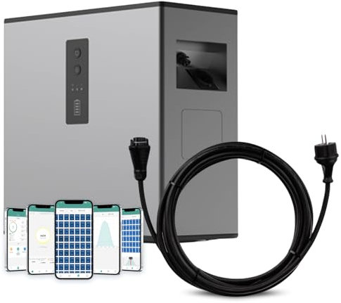 Hoymiles MS-A2 Mikro-Speicher 2240Wh Solarspeicher Balkonkraftwerk PV Batterie I LFP-Batterie mit Notstromversorgung & IP65 Wetterschutz I Geprüfte Qualität