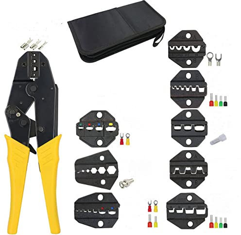 HZWMQDLF Crimpzange HS-03BC Zange für 2,8 4,8 6,3 VH3.96/Rohr/Isolieranschluss-Kit Funktion Elektrische Zange, HS, 03BC8JAW-Kit, 230 mm
