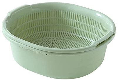 Alipis Scolapasta Impilabile per Frutta e Verdura Colino da Cucina in Plastica Tinta Unita Rimovibile per Pulizia Facile e Conservazione