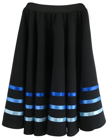 RAD Style Dance Skirts - Blue Ribbons