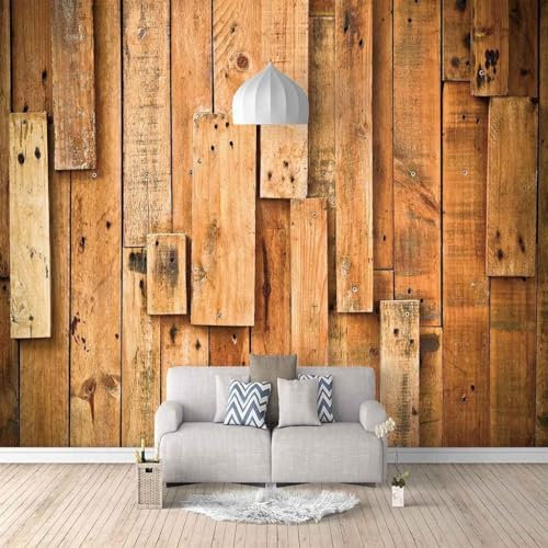 XLMING Retro Cubic Simple Board Spleißen Tapete 3D Tapeten Büro Esszimmer Sofa Flur Schlafzimmer Wohnzimmer TV Dekorative Wand-150cm×105cm