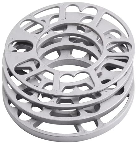 Ruedas Separadores 4 x 100, 4 x 114,3, 5 x 100, 5 x 108, 5 x 114,3, 5 x 120, 4 unidades, universales, de 3 mm, 5 mm, 8 mm y 10 mm, de aluminio, para rueda de coche.(10mm)