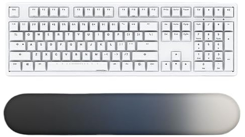 Handgelenkauflage Für Tastatur - Gedächtnisschaum Handballenauflage Mit Verlauf-Farbdesign - Rutschfeste Basis Schreibtischunterlage Für Tippen Spielen Dokumentenbearbeitung Damen Herren