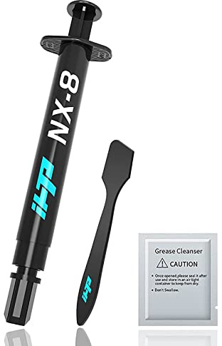 TENYELE Pâtes de graisse conductrice thermique en silicone NX-8 4 g composé de dissipateur thermique de refroidissement pour carte graphique CPU GPU Graisse conductrice en silicone pour ordinateur
