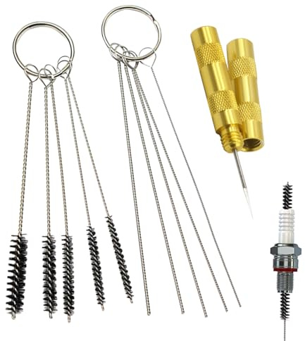Brosses De Nettoyage Pour Aérographe - Accessoires Aerographe | Aiguille En Acier Inoxydable Robuste Et Portable Pour - Utilisation à Domicile et