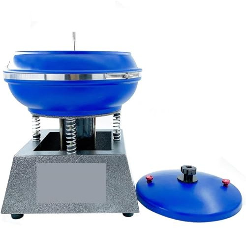 XNZJHPP Buratto Vibrante Elettrico, Kit Professionale per lucidatura Rocce da 8/12/17 Pollici, Ciotola per buratto Vibrante per Rocce, Macchina per lucidatura a Tamburo, 3,5 l/0,92 Gal (6.2L/1.64gal)