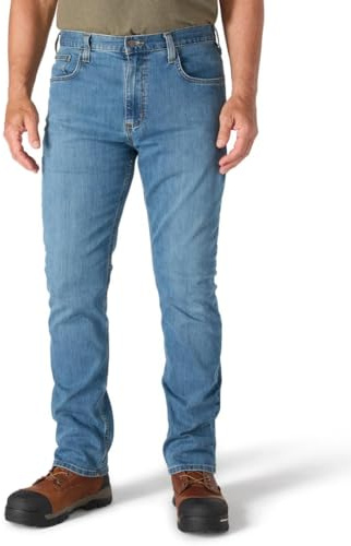Carhartt Men's Relaxed Straight Rugged Flex Jean, Coldwater, W34 x L36