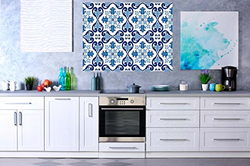 Vinilo decorativo pared Cocinas | Azulejo | Decoración Cocinas | Vinilos Cocinas | Mosaico | Baldosa | 115x80cm | Adhesivo Resistente y de Facil Aplicación | Diseño Elegante | Barato | Economico
