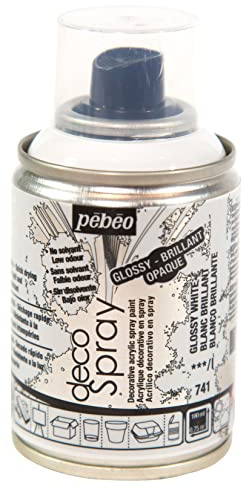 Pébéo 093741 Decospray weiß glänzend 100 ml