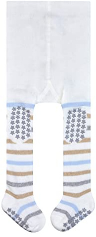 FALKE Unisex Baby Multi Stripe B Ti Baumwolle Rutschhemmende Noppen 1 Stück Strumpfhose (1er Pack)