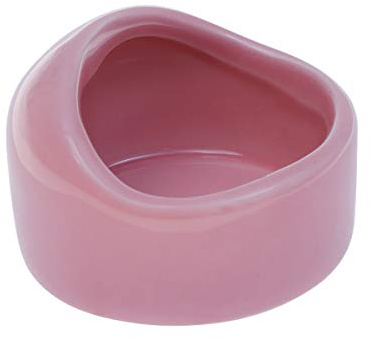 POPETPOP Keramiknapf Für Hamster Kleiner Futternapf Rosa Standsicherer Napf Für Kleine Haustiere Geeignet Für Trockenfutter Und Snacks