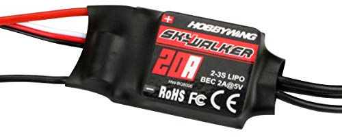 DaMohony 20A 30A 40A 50A 60A 80A Bürstenloser Geschwindigkeitsregler ESC BEC (Brushless Speed Controller) für RC Flugzeug Quadcopter Hubschrauber