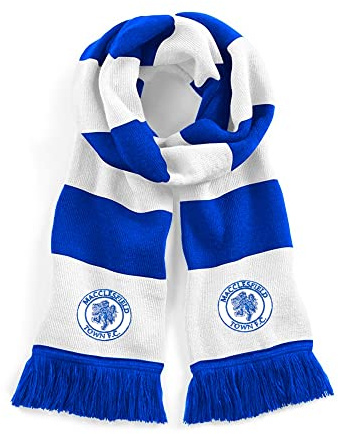 Macclesfield 1960s Retro Traditional Football Scarf Embroidered Logo