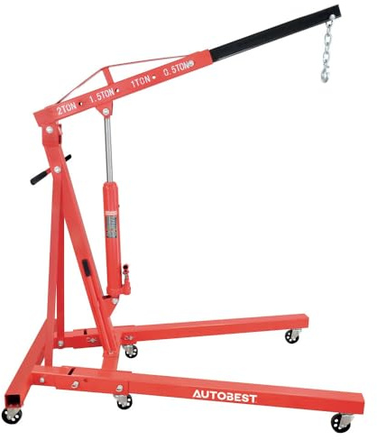 Autobest Grue d'atelier Pliante - 2 tonnes
