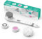 VOYOR 4 in 1 Spazzola Schiena Doccia Elettrico Spazzola Per Il Corpo Spugna Doccia Spazzola Per Lavare La Schiena per Esfoliante, Pulizia Della Pelle, Massaggio Ricaricabile Senza Fili BC100 (Grigio)