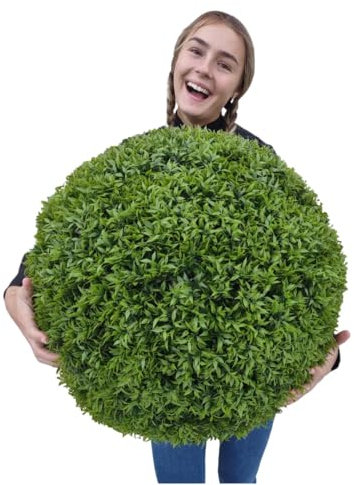 365 Curb Appeal - 58,4 cm XL Better Than a Boj Topiary Ball | Esferas Artificiales para mamás | Esferas de jardín | Bola topiaria al Aire Libre | Bola Decorativa Colgante para Plantas | Decoración de