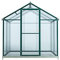 Outgarden Gewächshaus Victoria | Hohlkammerplatte 4 mm | 2,2 m² | Aluminium eloxiert | B x T x H: 182 x 122 x 188,3 cm | Mit Dachfenster und Flügeltür | Inkl. Fundament