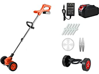 IZTOSS Coupe Bordure sans Fil avec Batterie 20V,2.0Ah - Debroussailleuse Electrique sans Fil pour Jadin - Poignée réglable