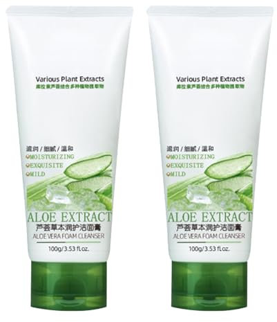 150 ml Natürliches Gesichtsreinigungsgel, Tiefenporenreiniger, Erfrischendes, Ölkontrollierende, Reinigungs-Gesichtscreme (2PCS)
