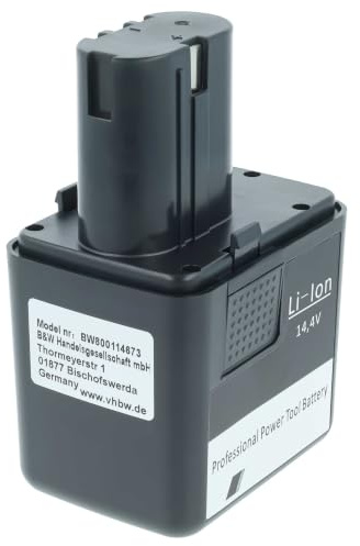 vhbw 1x Akku kompatibel mit Würth ANG 14, ANG 310 Werkzeug, Blindniet-Setzgerät (3000 mAh, Li-Ion, 14,4 V)