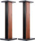 Suuiwau 28 inch(70cm) Wood Grain Speaker Stands - Universal Floor Pair Heavy Duty Surround Sound Studio Monitor Stand for Home Theaters with Sand Filling Tuning Function
