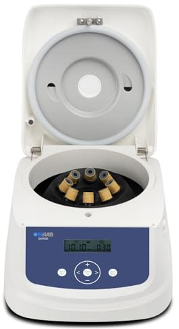 ONiLAB Centrifugeuse PRP, 8×15/10/7/1,5-5 mL, 300-4000 tr/min, 1860×g | Centrifugeuse numérique, minuterie 30 s-99 min 55 s, mode continu, faible bruit ≤55 dB, alimentation