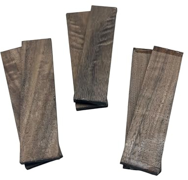 Noyer Americain, Lot De 3 Paires De Plaquettes,125x30x6mm, Bois Précieux Ideal Tournage Sur Bois De Stylos, Lutherie, Instruments De Musique, Coutellerie, Manches De Couteaux, Sculpture, Bijouterie