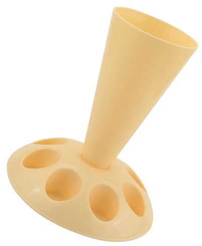 COLLBATH Cake Piping Bag Stand Holder in Beige Icing Bag Holder for Cake Decorating and Baking and Nozzles Storage Rack for Home Bakers