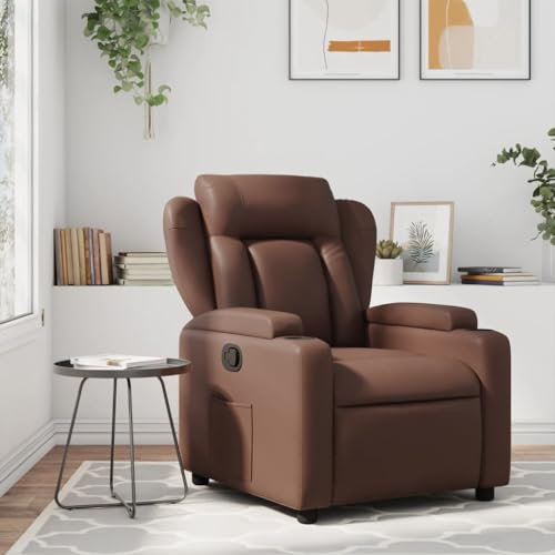 Iiaky Relaxsessel Sessel Wohnzimmer Relax Sessel Lounge Sessel Relaxstuhl Sessel Wohnzimmer Relax Wohnzimmer Sessel Braun Kunstleder