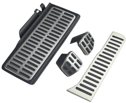 Auto Bremspedal Für V&W Für CC Passat B6 B7 R36 R Edelstahl AT MT Auto Pedale Auto Pedal Abdeckung(Black)