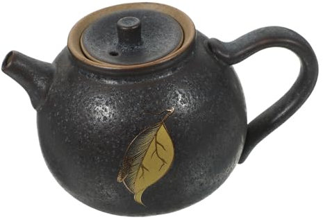FONDOTIN Tetera De Cerámica Retro Filtro Tetera De Porcelana Para Preparar Té Estilo Japonés Para Hogar y Reuniones