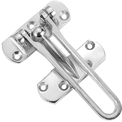 Catenaccio di sicurezza for serratura della porta for la prevenzione dei furti in casa, limitatore di corrente(Silver)