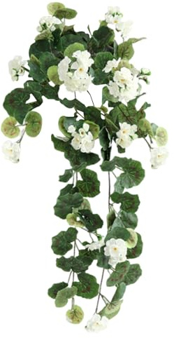 Künstliche Blumen - Künstliche Hängepflanzen | UV-beständige gefälschte Hängepflanzen | Künstliche Begonien für draußen | Begonie Kunstblumen | Kunstblumen | Hängende künstliche Begonie für drinnen