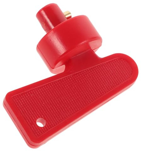 Cabilock Interruttore Stacca Batteria X Auto, Chiave Staccabatteria per Auto in Plastica Rossa, Disconnessione, Protezione Antifurto e Risparmio Energetico