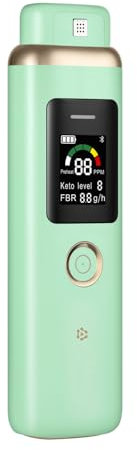 Testeur respiratoire de cétones de cétones de haute précision pour le suivi de la cétose - Testeur de cétone professionnel portable - Surveillance précise de la cétose dans votre haleine