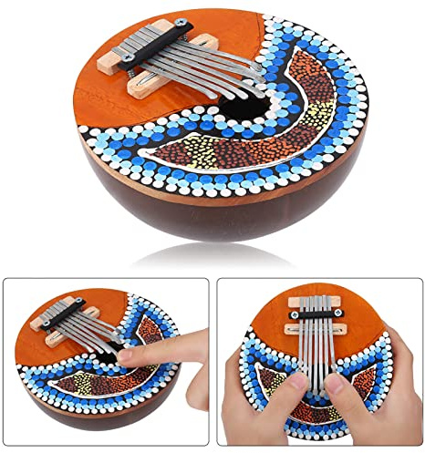 CHICIRIS Conchiglie di Pianoforte a Pollice chiave, Strumento Musicale Facile da Usare per Bambini, Mbira Africano Imparare