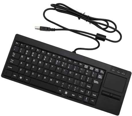 Xiuganpo Clavier USB Mécanique, Clavier à pavé Tactile Filaire à Eau Ultra Mince Ultra Mince, Bouche et Jeu pour Un Usage Industriel