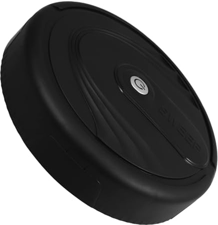 QUMIIRITY Smart Robot Vacuum Cleaner Automatic Floor Sweeping Machine Black Household Dust Catcher Sweeping Robot Without Battery Suitable for Home Cleaning